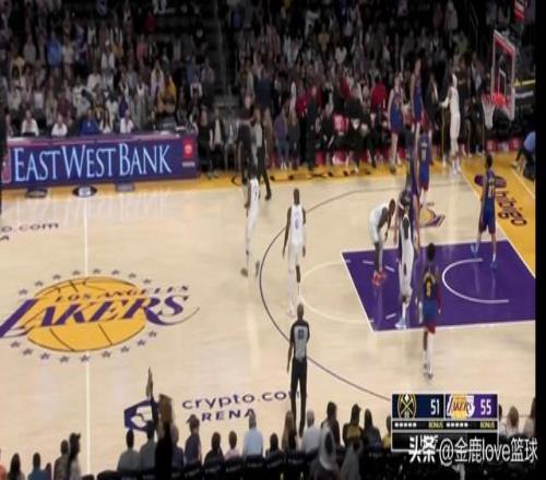 正在直播NBA:掘金VS湖人