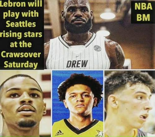 人山人海！詹姆斯领衔群星出战克6联赛！NBA官方全程直播