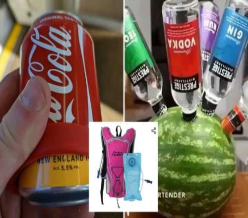 太阳报：球迷们为了将酒带入球场，出现了各种奇思妙想