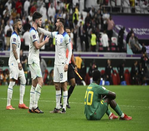 英格兰3-0塞内加尔，世界杯赛果：英格兰与法国会师八强