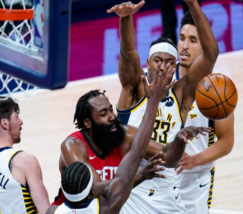 NBA直播：步行者VS火箭，步行者火力全开，火箭如何抵挡