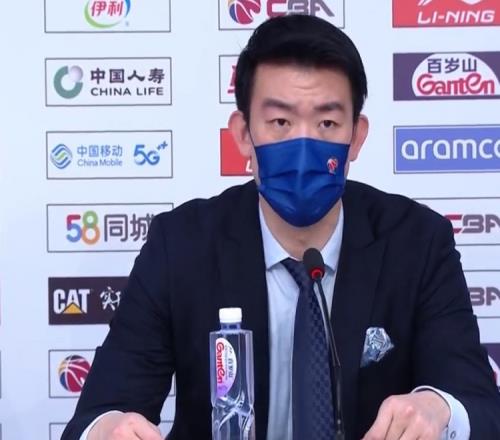 王博：这场球打得非常艰苦 希望年轻队员慢慢熟悉CBA的对抗