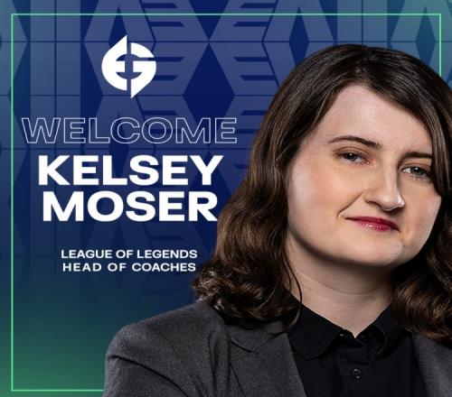 EG官宣新教练团总监：前LPL评论员Kelsey Moser