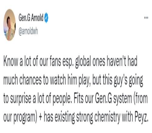 GEN CEO：Delight会和Peyz有很好的化学反应 让人大吃一惊