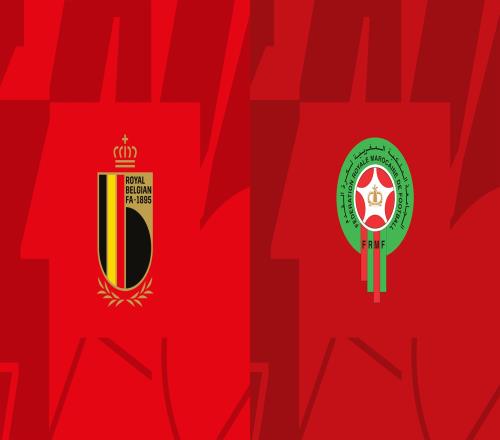 世界杯-比利时vs摩洛哥首发:阿扎尔兄弟先发,巴舒亚伊出战