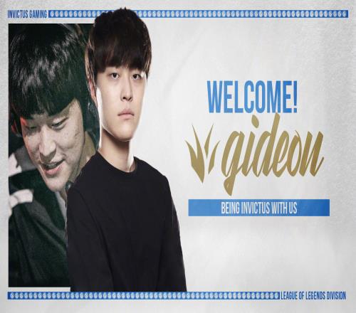 iG官方：韩国打野选手gideon以自由人身份加入