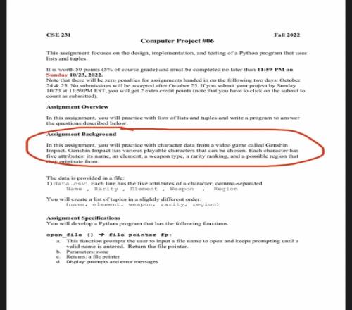 硬核玩家？密歇根州立大学教授布置《原神》相关作业