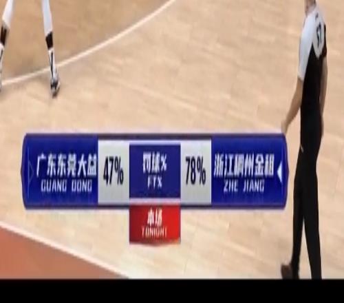 罚球命中率感人！广东全队半场罚球19中9 命中率只有47%