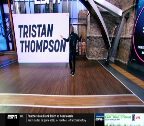 也是懂球的!前NBA球员“TT”汤普森迎来生涯NBA分析师首秀