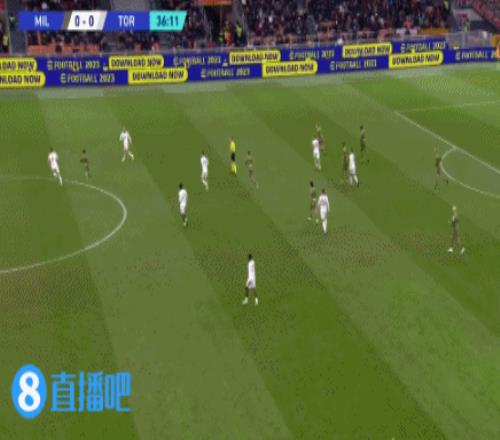 好险啊！克亚尔自家禁区护球摔倒，对手射门被塔塔鲁萨努挡出