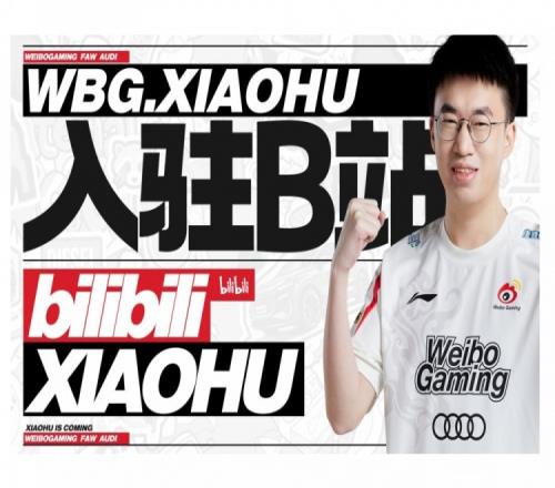 WBG中单选手Xiaohu入驻B站：将发布更多有趣内容