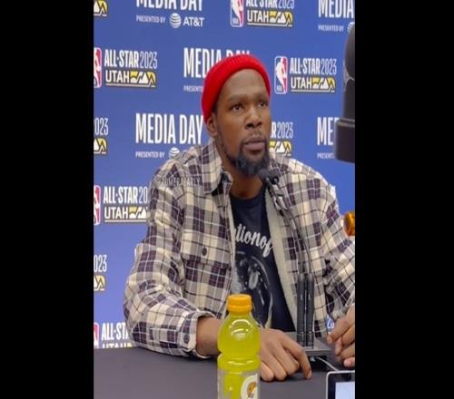 杜兰特：有7到8个人有资格得到MVP 我认为投票取决于个人喜好