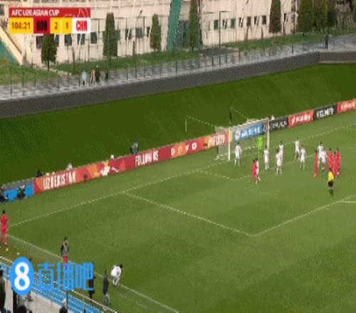 6分钟连丢两球！U20国足1-3落后韩国