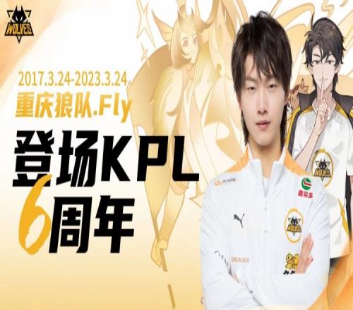 狼队Fly发文总结登场KPL六周年：第七年我想要登上更大的舞台