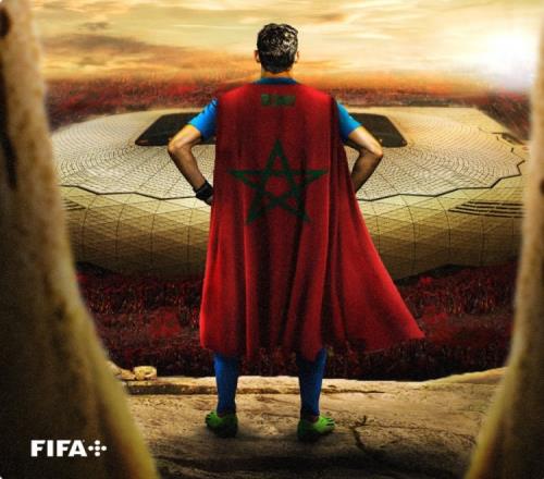 FIFA官方晒超级英雄海报,祝摩洛哥门将布努32岁生日快乐
