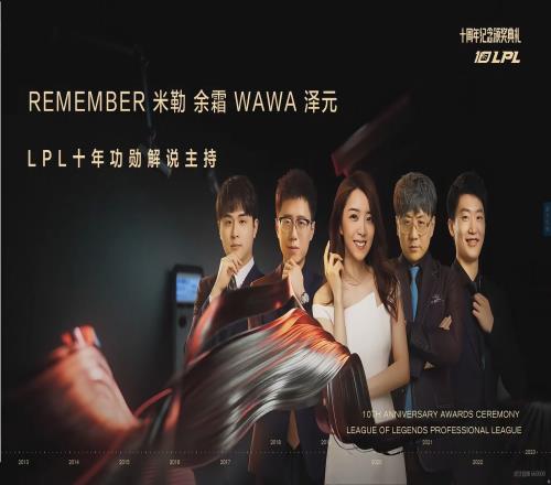 LPL功勋解说主持:wAwa、米勒、管泽元、记得、余霜