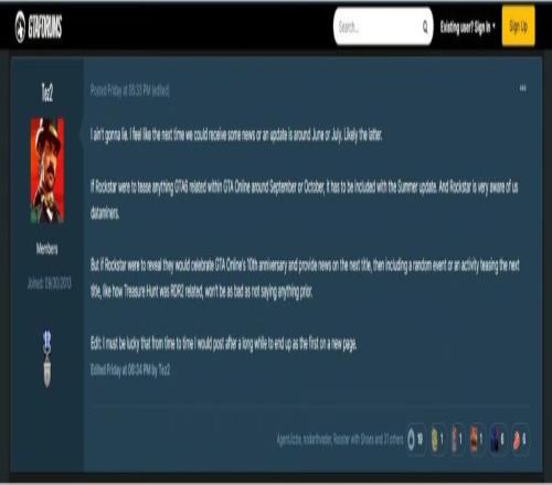 总算要出6了！T2或将于5月17日公布《GTA6》新消息