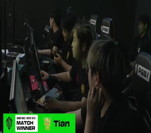 PGS决赛：17苟分到第二拉开至21Tianba清光周边12杀吃鸡
