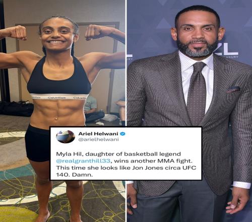 这腹肌!格兰特希尔女儿赢下MMA比赛目前3胜0负