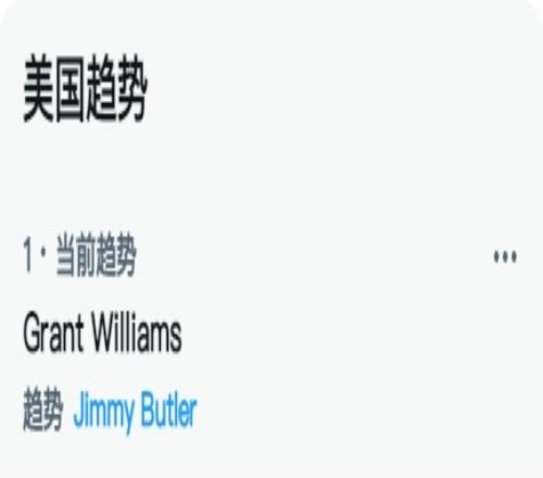 格威携手巴特勒冲上推特热搜第一