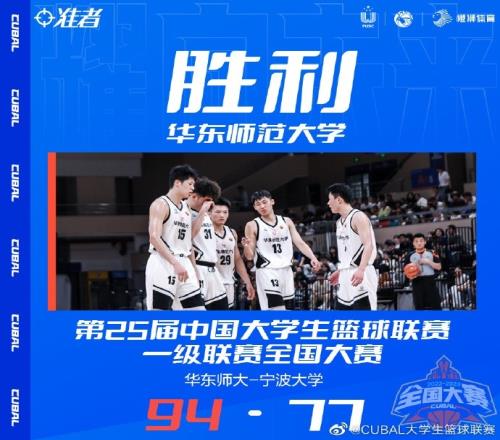 CUBAL全国大赛华东师大力克宁波大学率先闯进全国八强