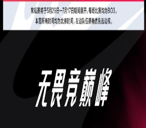 今年夏季常规赛赛程仅49天！为LPL赛区史上最短日程的一次常规赛