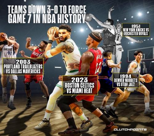 NBA历史第4支!03落后的凯尔特人将系列赛拖进抢七!