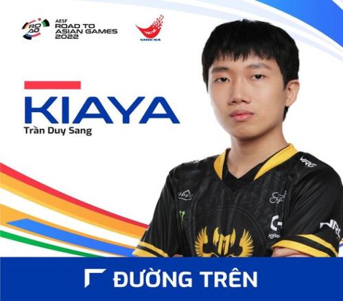 GAM宣布：Kiaya选手将担任亚运会LOL项目越南国家队上单