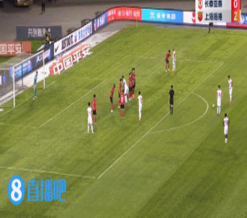 奥斯卡任意球直接破门!海港半场30领先亚泰