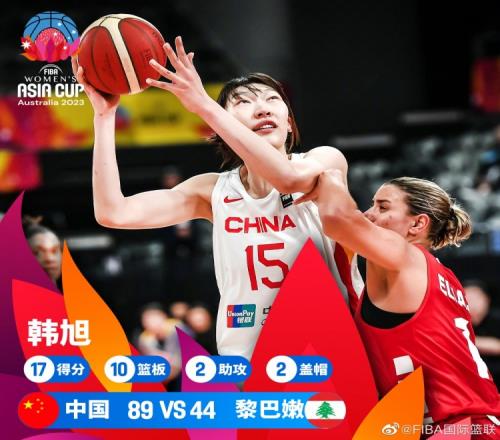 国际篮联发文：中国女篮首战TOP4得分手中谁的表现令你惊喜