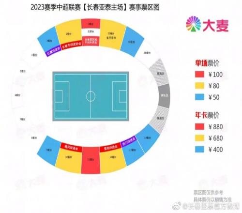 7月3日长春亚泰VS河南队球票线上6月27日开售