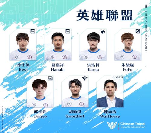 中国台湾代表队LoL大名单选手介绍：S9冠军教头带领多位老将选手