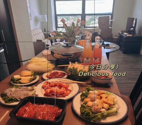 李梦更新INS晒美食与美景:美好的一天