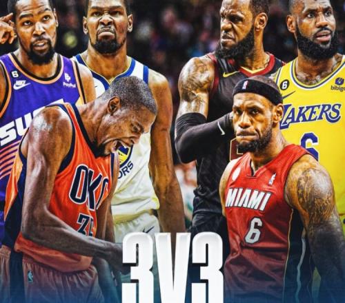 谁会赢如果雷勇日时期KD和热骑湖时期老詹打一次3v3