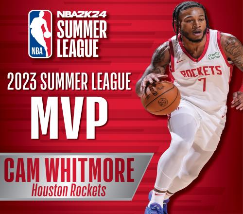 官方：火箭新秀惠特摩尔当选2023夏联MVP