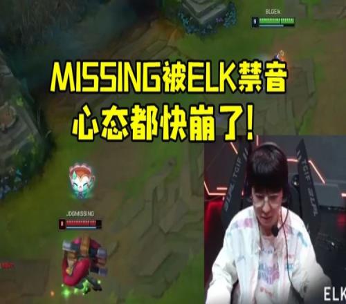 ELK第一视角MISSING发表情直接被禁音心态都快崩了！