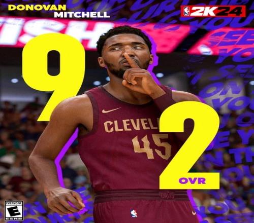 逐年提升!2K官方:71分先生米切尔2K24能力值92