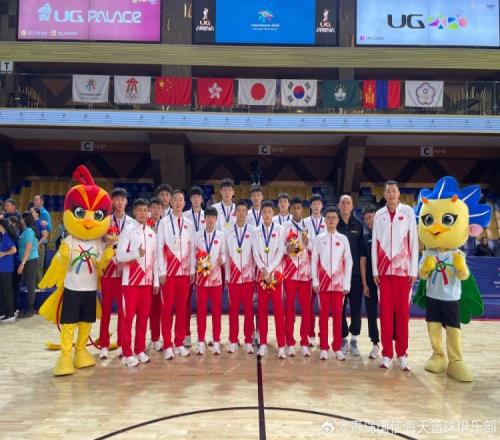 击败中国台北！U18男篮四战全胜拿到东亚青年运动会冠军