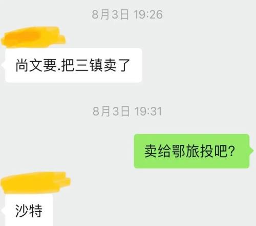 啊网传2张不同来源微信聊天图,沙特王储将接手三镇