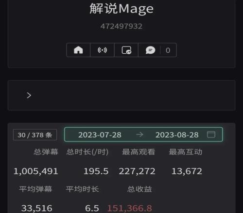 解说杯部分参赛主播直播收益：Mage一个月收米15万赵俊日接近10万