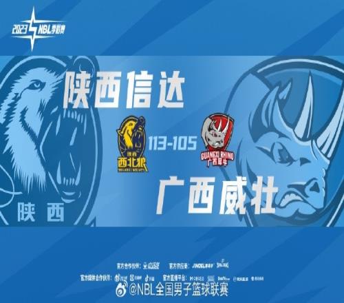 NBL半决赛首场比赛战罢陕西信达主场战胜广西威壮