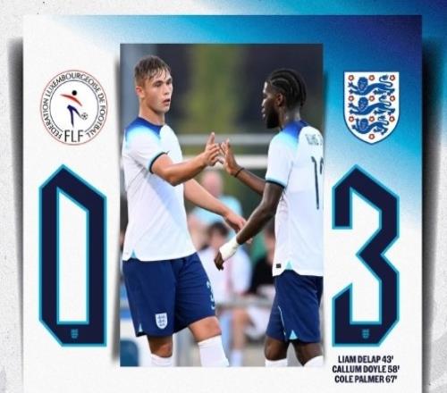 U21欧预赛曼城系青训3将破门，英格兰30卢森堡