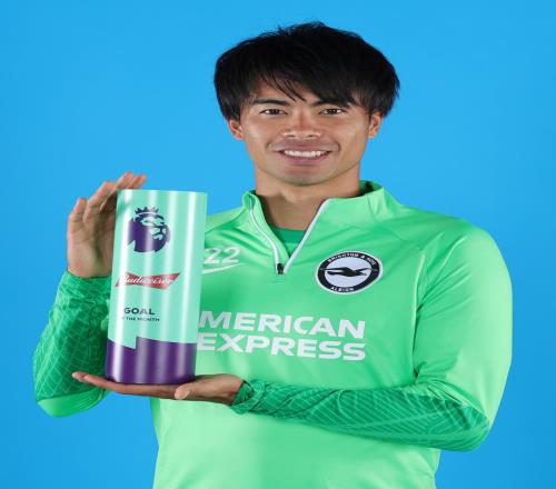 三笘薰谈当选英超8月最佳进球:此生难忘,会努力再现这样的进球