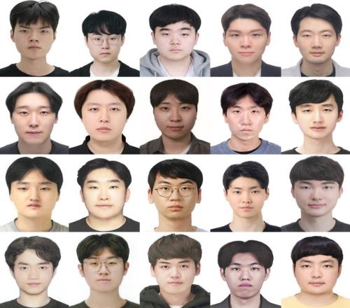 亚运会英雄联盟赛事韩国队集训队20名选手证件照：Peanut帅气依旧