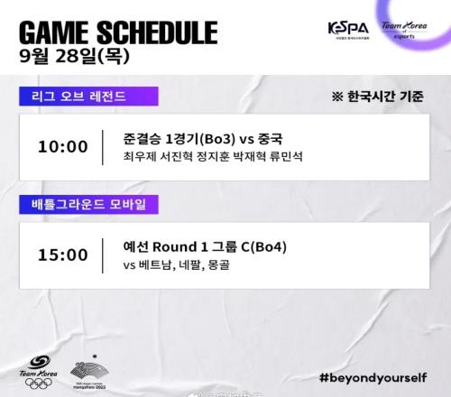 KeSPA公布今日9点韩国vs中国半决赛首发：Chovy首发出场
