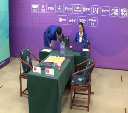 亚运会象棋混合团体决赛中国30完胜越南夺冠