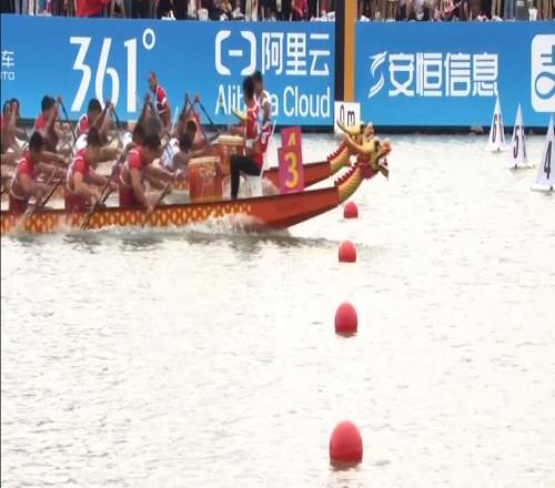 亚运会男子龙舟500米决赛：中国队0.013秒绝杀摘得金牌！