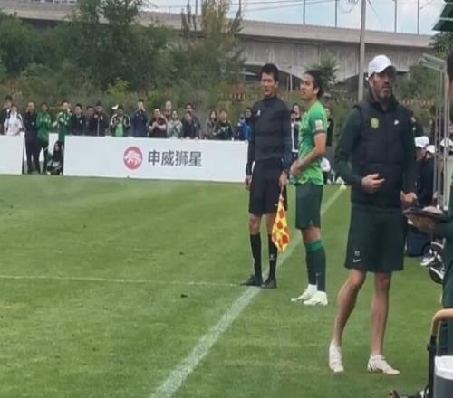 张玉宁时隔近半年正式复出,国安vs国奥赛后加练点球破门