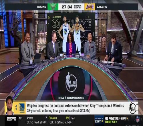 Woj:克莱续约情况棘手鲍勃迈尔斯调侃:这也是我离开的原因