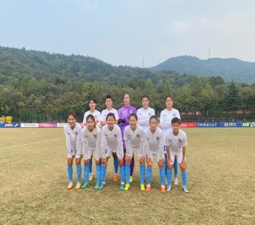 女甲联赛第二十二轮，大连人女足42战胜上海求盛东华女足